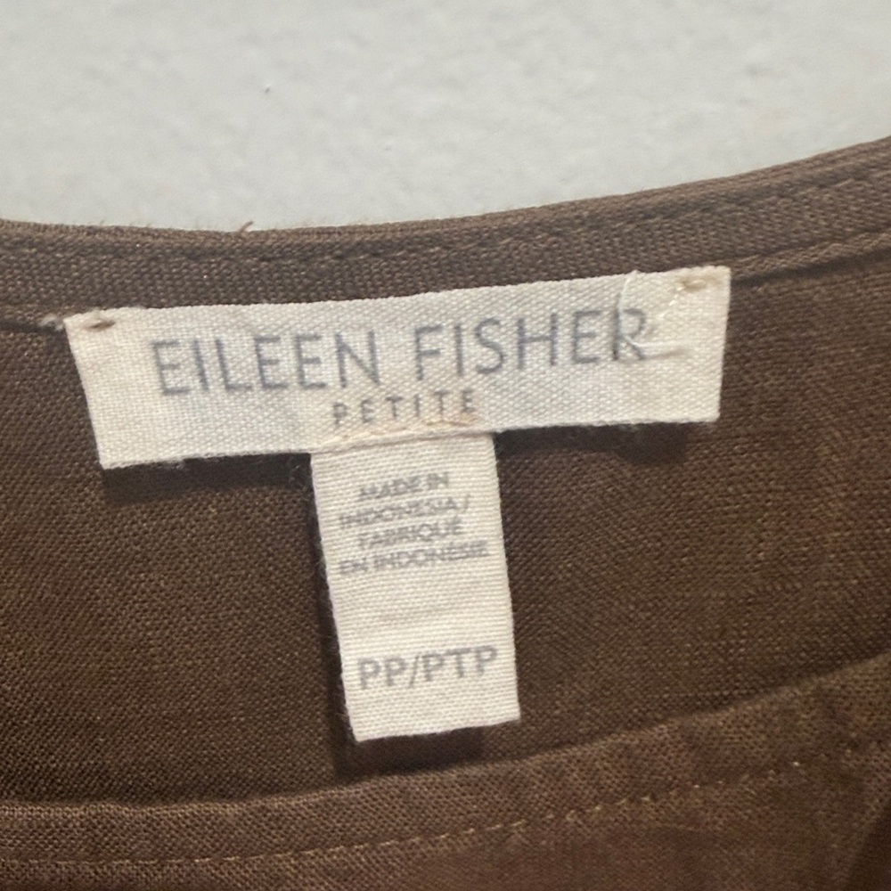 Eileen Fisher Brown Maxi Dress - Picture 2 of 3